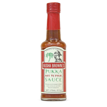 Busha Brownes Pukka Hot Pepper Sauce, 5.0 Ounce